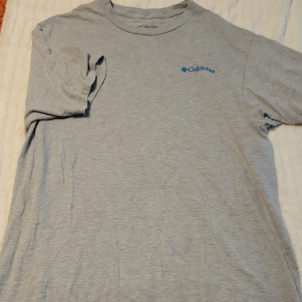 Columbia Heather Gray Rocky Mountains Graphic T-Shirt - Picture 6 of 10